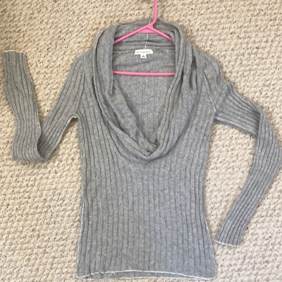 Banana Republic Luxury Cashmere Blend Sweater Grey - Picture 4 of 8